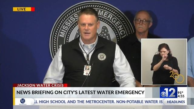 Governor, MEMA hold news conference on Jackson water crisis