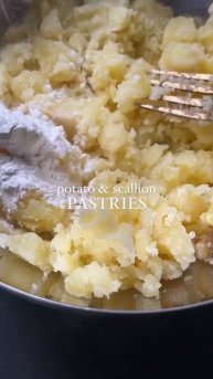 Potato & Scallion Pastries 😌 #shorts #recipe #potatorecipe #easyrecipes #pastries