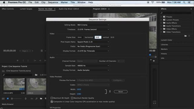 How To Make a Cinematic Sequence in Adobe Premiere