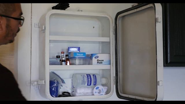 OFF GRID MEDICAL ESSENTIALS | Vintage Medicine Cabinet Makeover