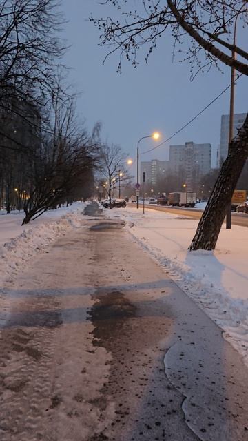 Москва -4🌡❄️ 7 апреля 2025. Moscow -4🌡❄️ April 7 2025