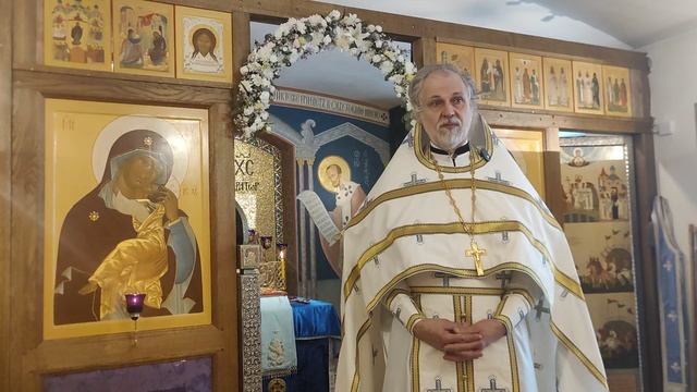 Проповедь протоиерея Валерия Буланникова на Благовещение Пресвятой Богородицы.