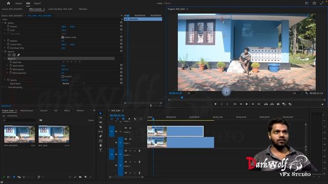How To Act Double Role With Out Vfx| Simple Video Editing  In Adobe Premiere | Masking Tutorial
