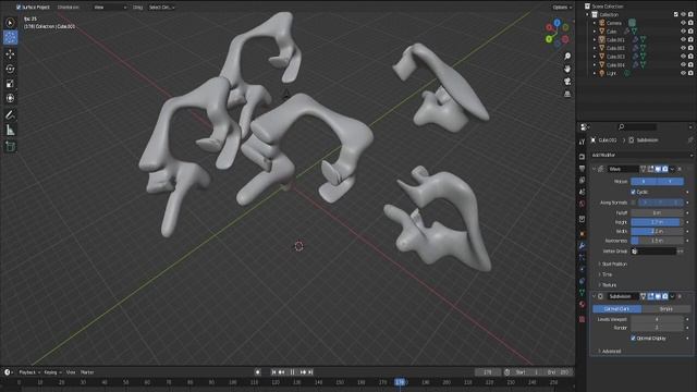 wave modifier randomness