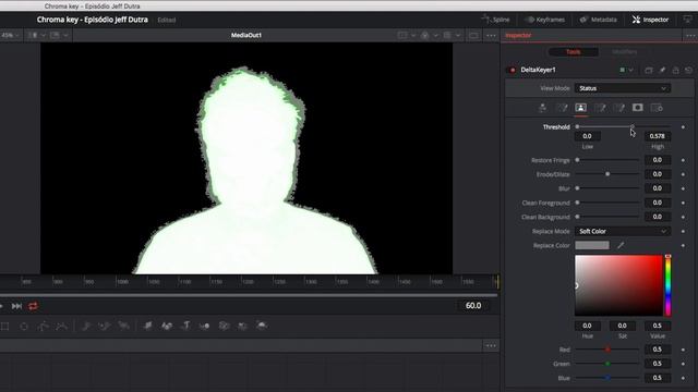 Como remover fundo de chroma key  com Davinci Resolve   Jeff Dutra
