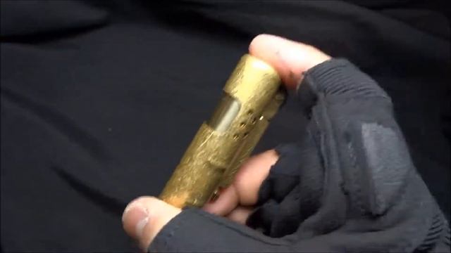 brass steampunk slide oil lighter