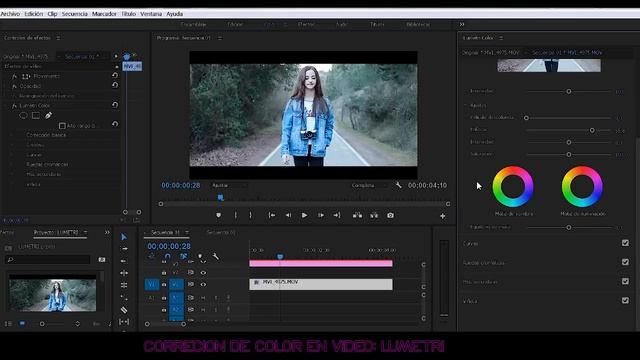 CORRECCIÓN de COLOR en PREMIERE - LUMETRI | VioletaPhoto