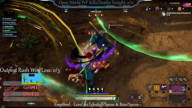 It takes two, baby. To pull their entire team to mid #NewWorld #Outpost Rush