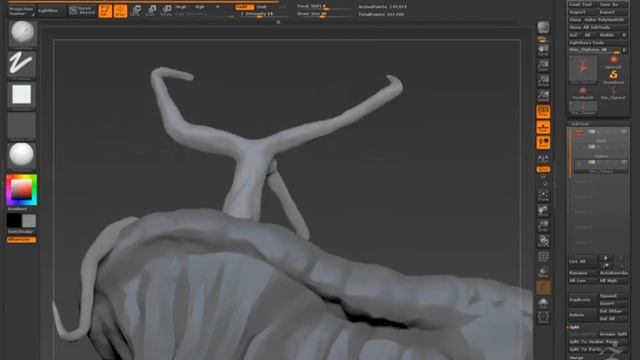 ZBrush Timelapse  Tree