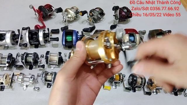 Video 55 : Máy Câu Mới Về / Máy Ngang Câu Lure / Câu Bè / Giá- 90k / Đồ Câu Nhật Thành Công 16/05/2