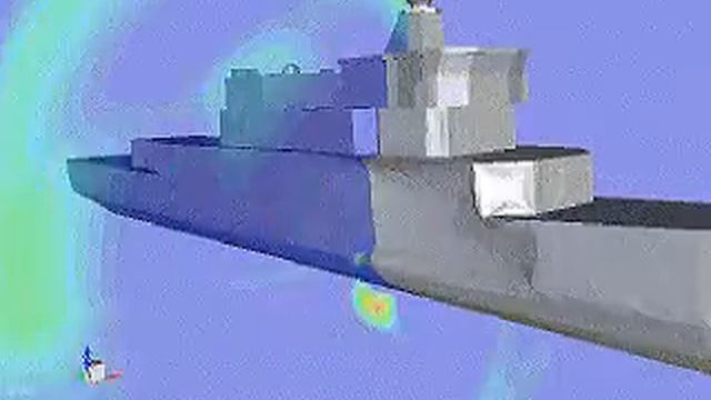 ANSYS AutoDyn ship blast deform