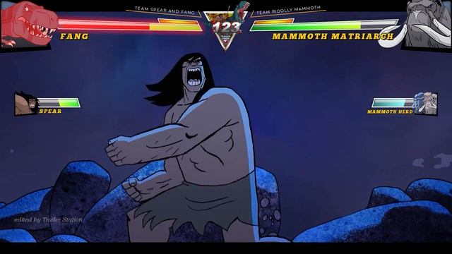 Spear x Fang vs Mammoth Herd & Mega Snake with Healthbars