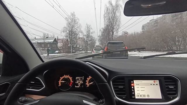 Веста! В снег на летней резине!
