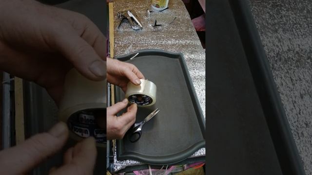Лайфхак как не терять линию отреза в скотче