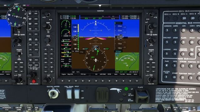 DA40 NG / Видео 1. Система индикации и сигнализации