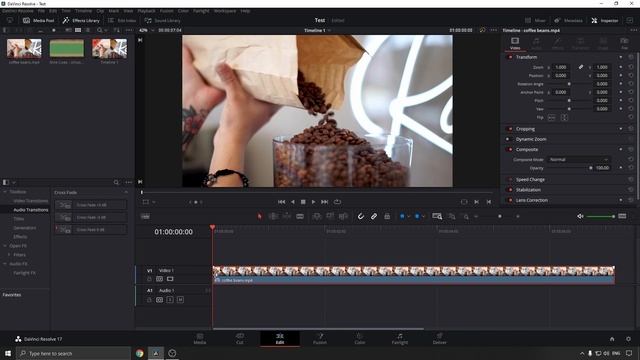 How to Reverse Clip in Davinci Resolve