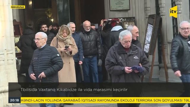 Tbilisidə Vaxtanq Kikabidze ilə vida mərasimi keçirilir