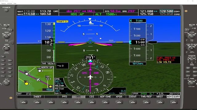 DA40 NG / Видео 7. Отображение радионавигационной информации