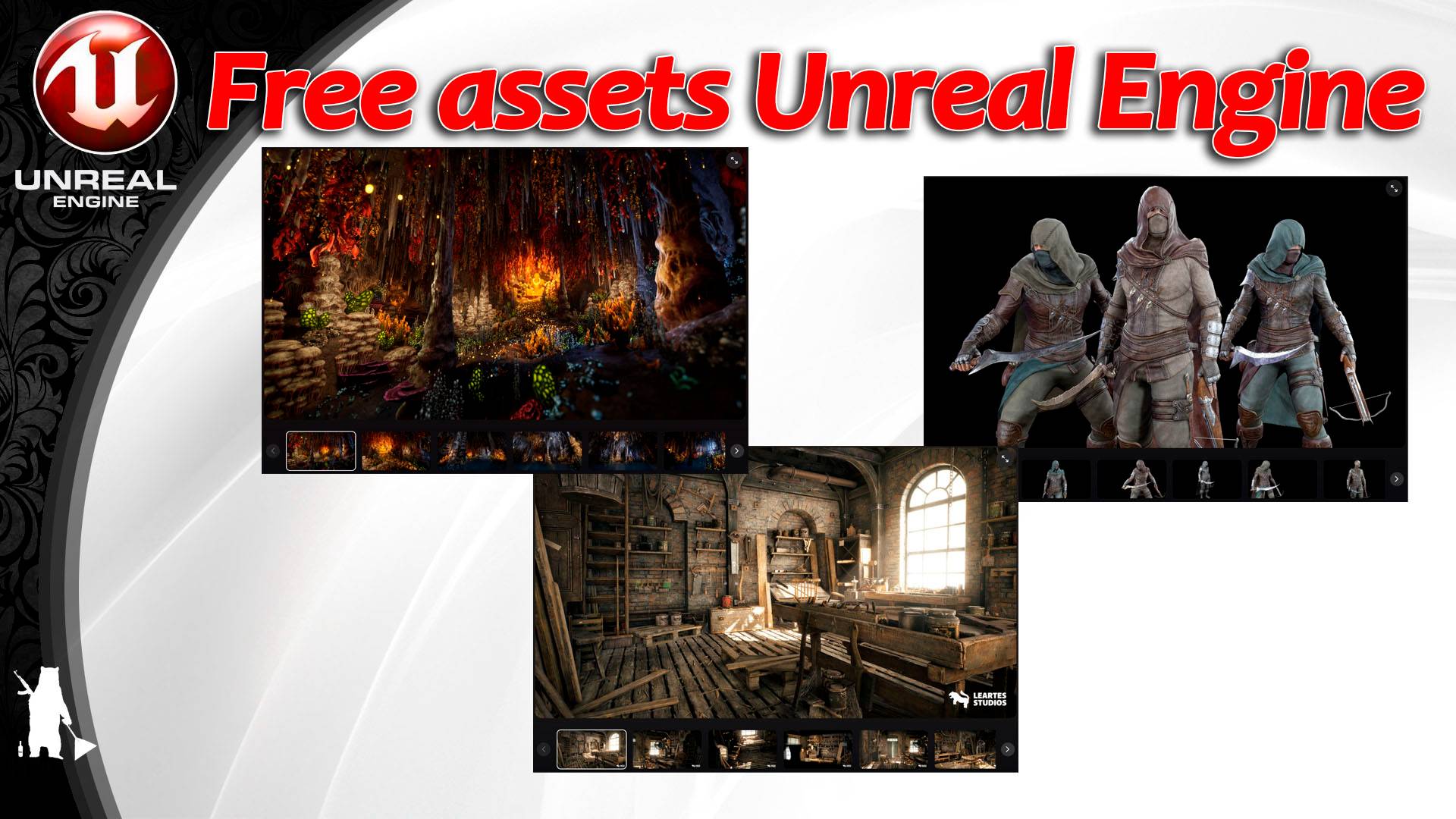Free assets Unreal Engine (АПРЕЛЯ 2025) Часть 1 (бесплатно до 22 АПРЕЛЯ 2025)