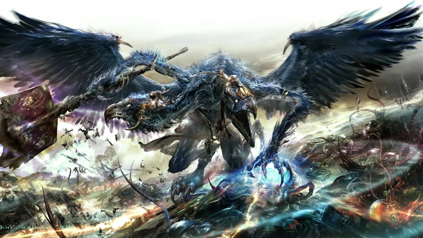 Total War: Warhammer III -3# Кайрос Судьбоплёт (тзинч) лег +10