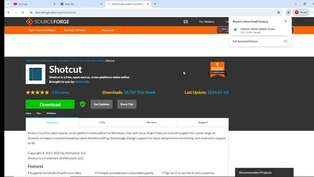 1.  How to download Shotcut video editing application? | Hindi Shotcut video editor tutorial