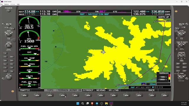DA40 NG / Видео 6. Система TAWS