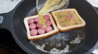 Бутерброды с колбасками и яйцом - вкусно и не сложно_ простые идеи для завтрака