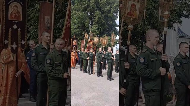 Прибытие Феодоровской чудотворной иконы Божьей Матери в Городец. Храм чуда Архангела Михаила Ч1.