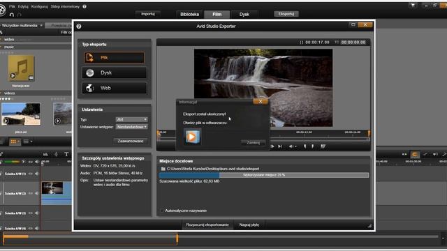 Kurs Avid Studio : Eksport do pliku