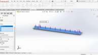 bending analysis of a rectangular beam in solidworks