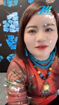 250407-12 This natural raw - ore turquoise rough material combines high blue color