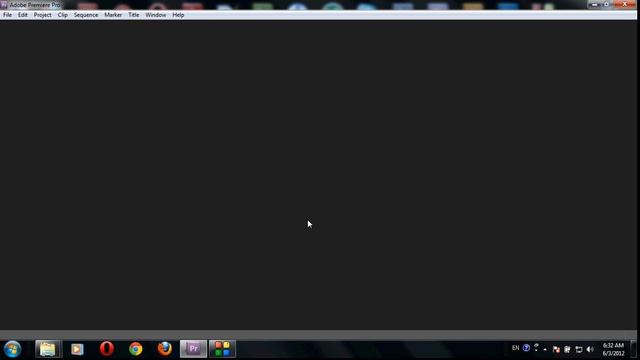 How to properly import videos in ADOBE PREMIERE PRO CS5.5