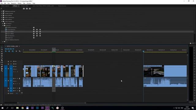 Монтаж в Adobe Premiere