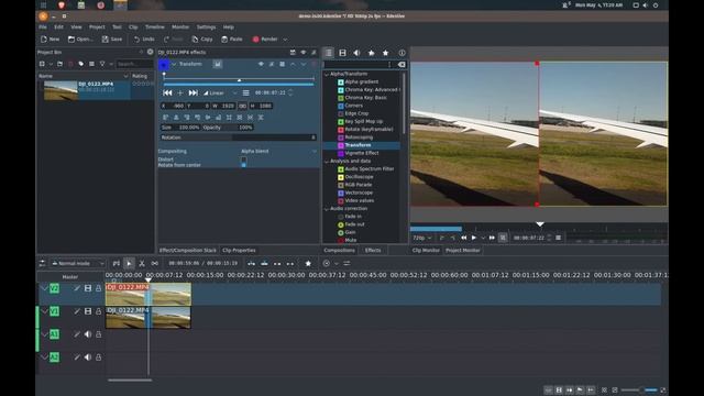 12 - Side by Side Effect - Kdenlive 2020 Tutorial