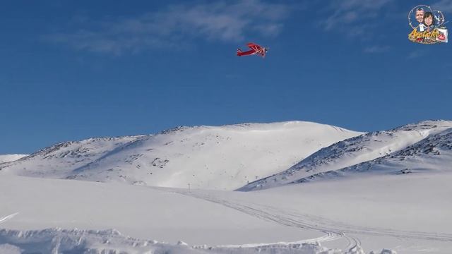 TWM 1/4 Clipped Wing Cub - Re Maiden and loosing a ski