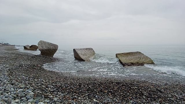 пасмурное море 🌀☁️🌊