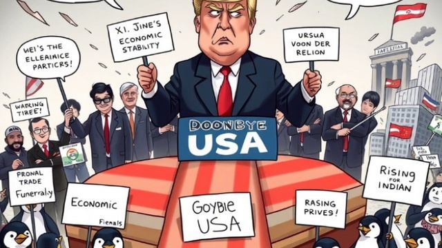 Тарифы Трампа живьём хоронят Америку. Аминь или издец!