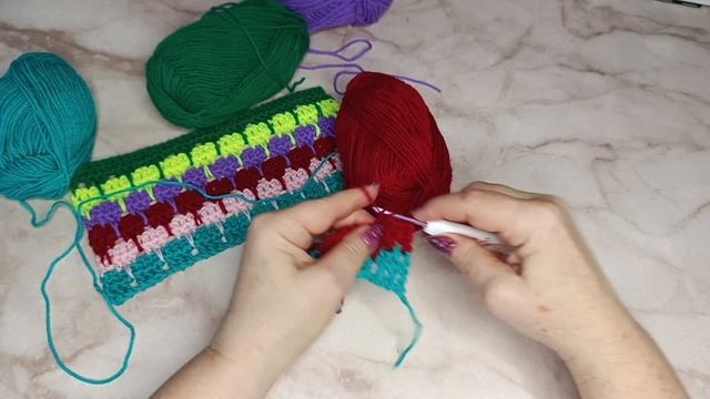 08-04-2025. Мастер-класс для начинающих.Красивый узор крючком 🧶.