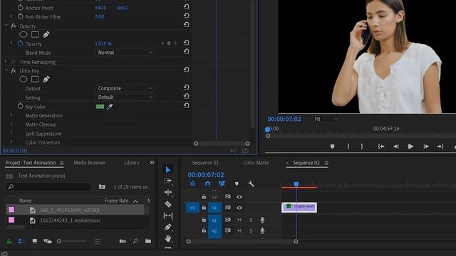How To Remove Green Screen in premiere Pro ? #greenscreen #greenscreenremove