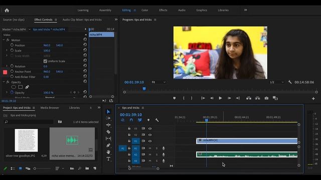 HOW TO GAUSSIAN BLUR, LINK AUDIO, & KEYFRAMES IN PREMIERE PRO