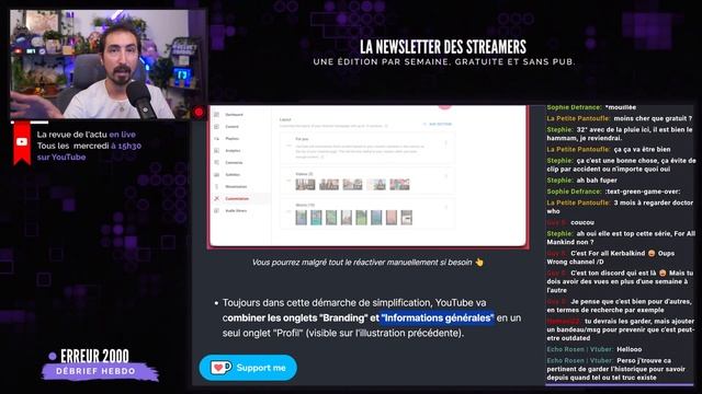 🟣 Plein de nouveautés sur Twitch, YouTube se simplifie, etc. : mini édition de l'été ! [31/07/24]