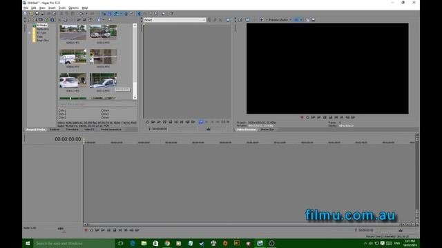 Sony Vegas Pro Tutorial Match Project Properties