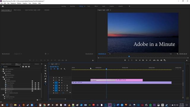 Premiere Pro CC : How to Fade In Text