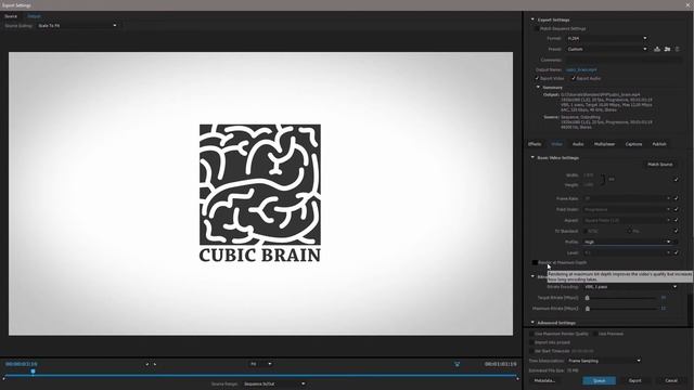 Optimal render settings for Youtube using Adobe Premiere Pro CC