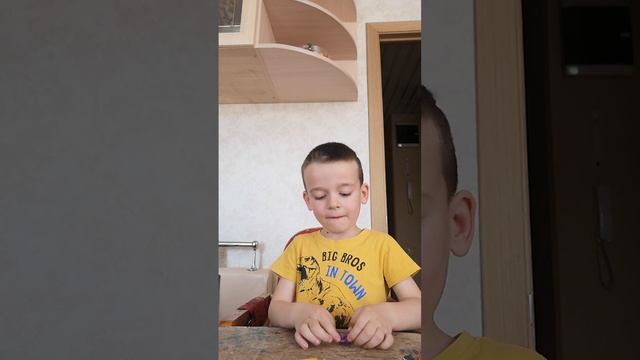 Нубик из пластилина