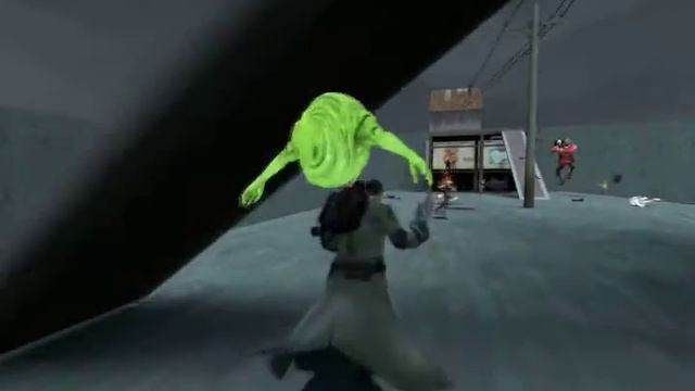 Team Fortress 2 Saxton Hale Ghost Buster Edition
