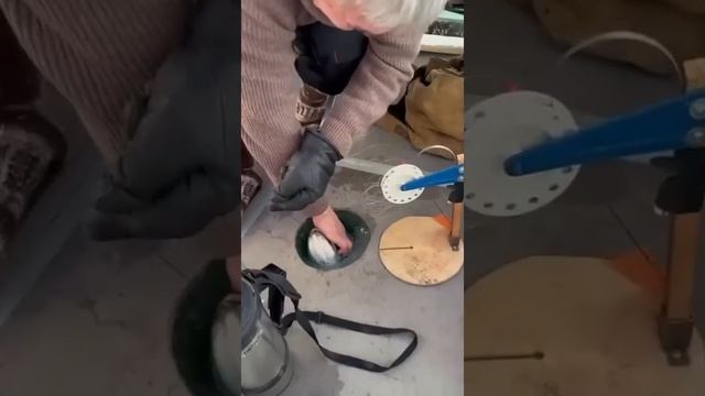 трофейная щука из полатки