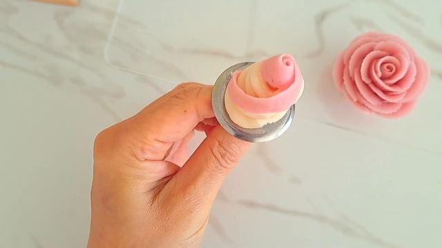 앙금플라워 입문시 처음으로 배우는 장미 배우기 / beanpaste  flower ,  wilton rose piping