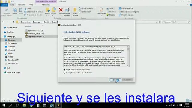 Como descargar e instalar VideoPad español 2018 version full gratis!!!