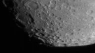 Луна, 7 апреля 2025 года, 19:18. Тест камеры ZWO ASI715MC в ИК-диапазоне